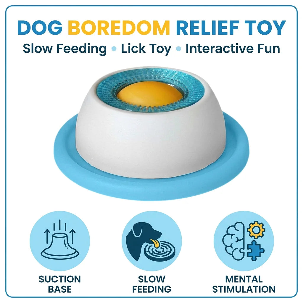 Dog & Cat Lick Mat Slow Feeder Toy – Treat Dispenser